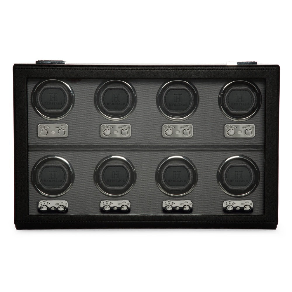 WOLF Heritage Oxford 8 Piece Watch Winder