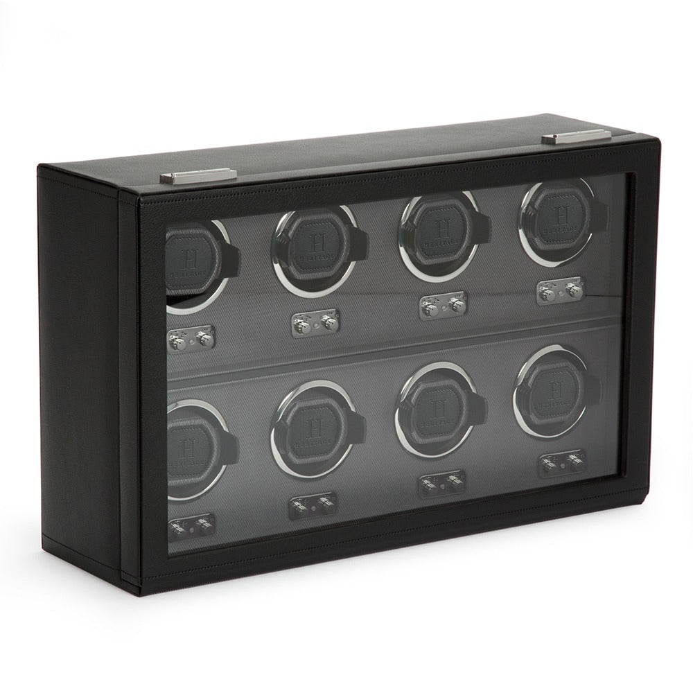 WOLF Heritage Oxford 8 Piece Watch Winder - view 2