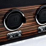 WOLF Heritage Macassar Double Watch Winder with Storage - view 4