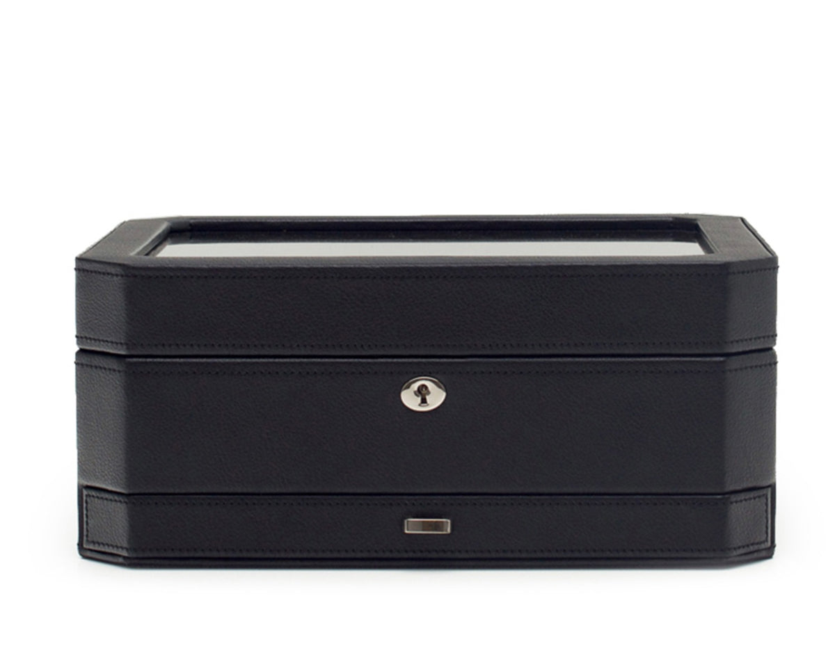 WOLF Windsor 10 Piece Watch Box with Drawer - view 9