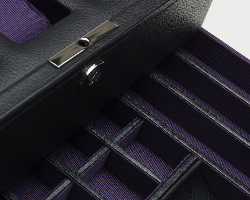 WOLF Windsor 10 Piece Watch Box with Drawer - view 4
