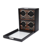 WOLF Heritage Macassar 4 Piece Watch Winder - view 2