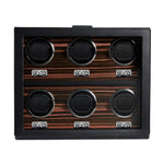 WOLF Heritage Macassar 6 Piece Watch Winder