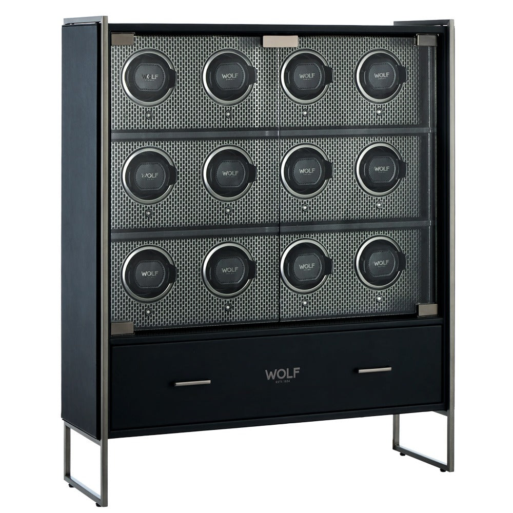 WOLF Axis 12 Piece Watch Winder Cabinet - view 2