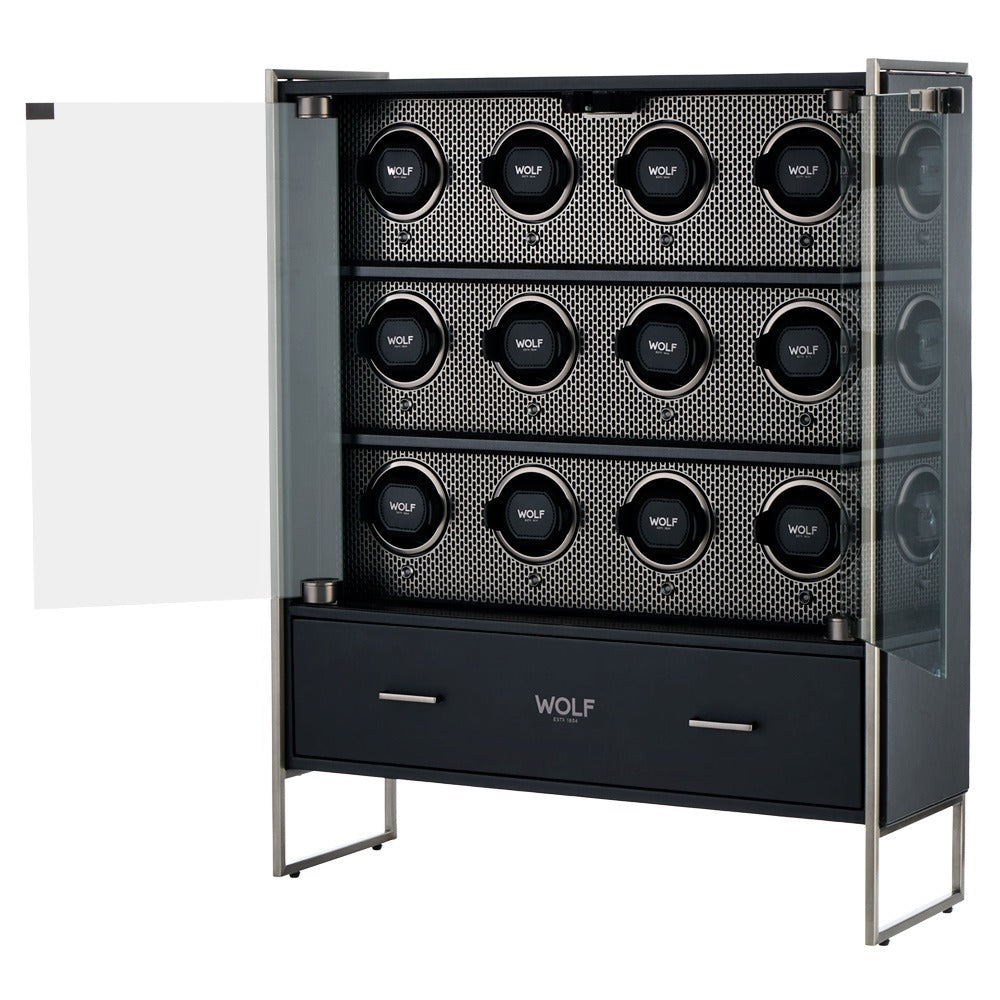 WOLF Axis 12 Piece Watch Winder Cabinet - view 3