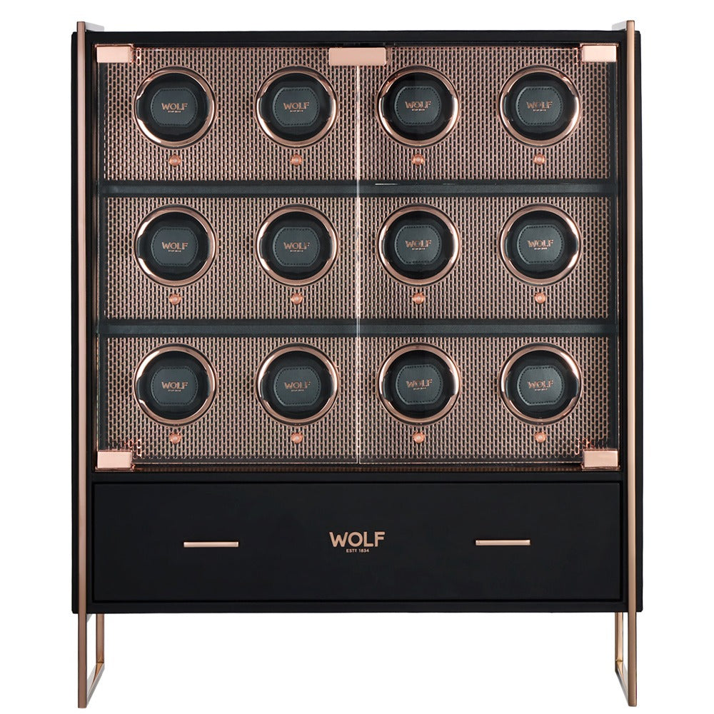 WOLF Axis 12 Piece Watch Winder Cabinet - view 5