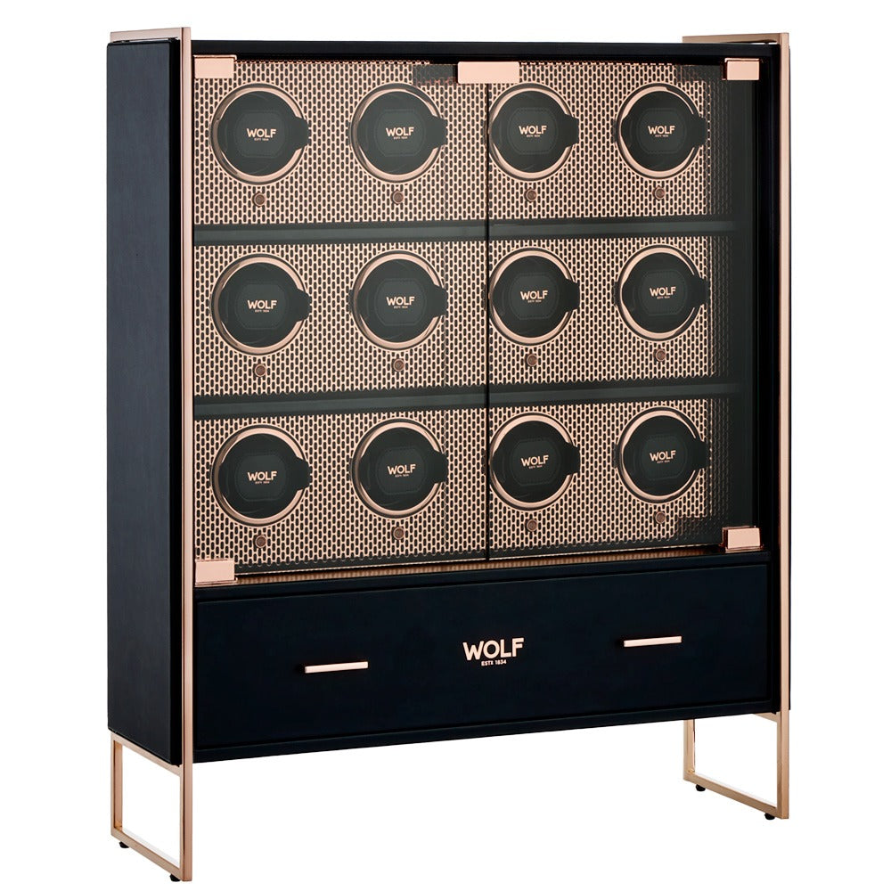 WOLF Axis 12 Piece Watch Winder Cabinet - view 6