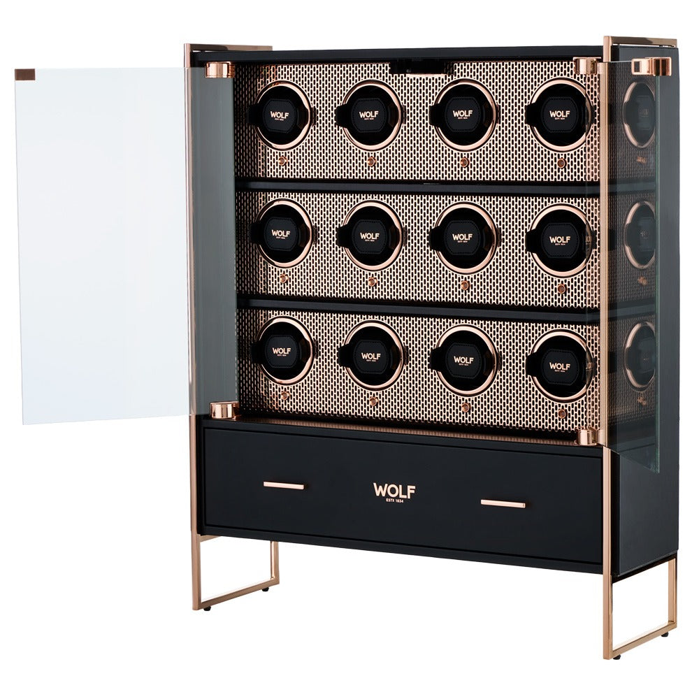 WOLF Axis 12 Piece Watch Winder Cabinet - view 7