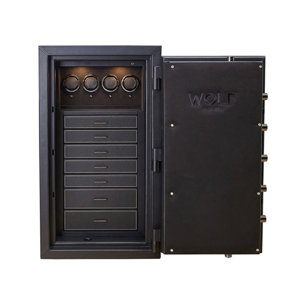WOLF Athos 4 Piece Watch Winder and Jewelry Safe - view 2