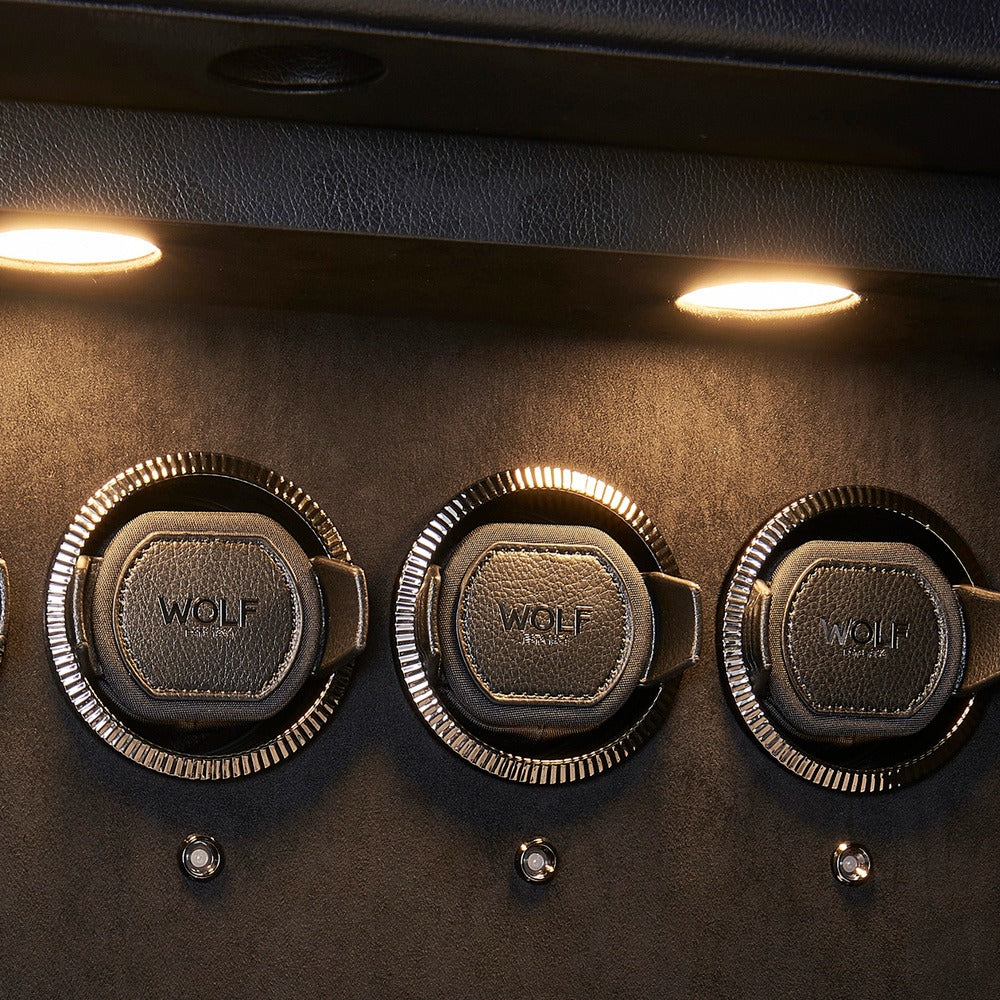 WOLF Athos 4 Piece Watch Winder and Jewelry Safe - view 3