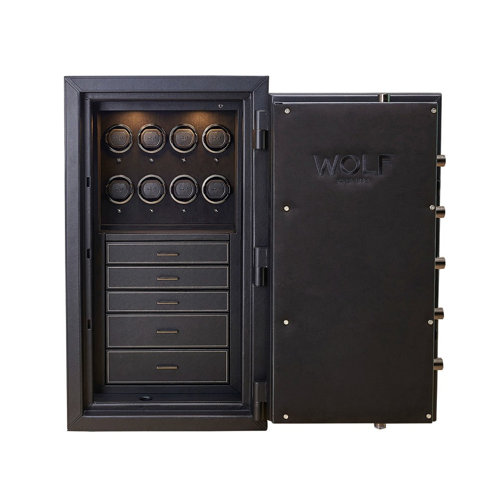 WOLF Athos 8 Piece Watch Winder and Jewelry Safe - view 2