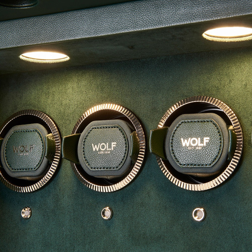 WOLF Athos 8 Piece Watch Winder and Jewelry Safe - view 7