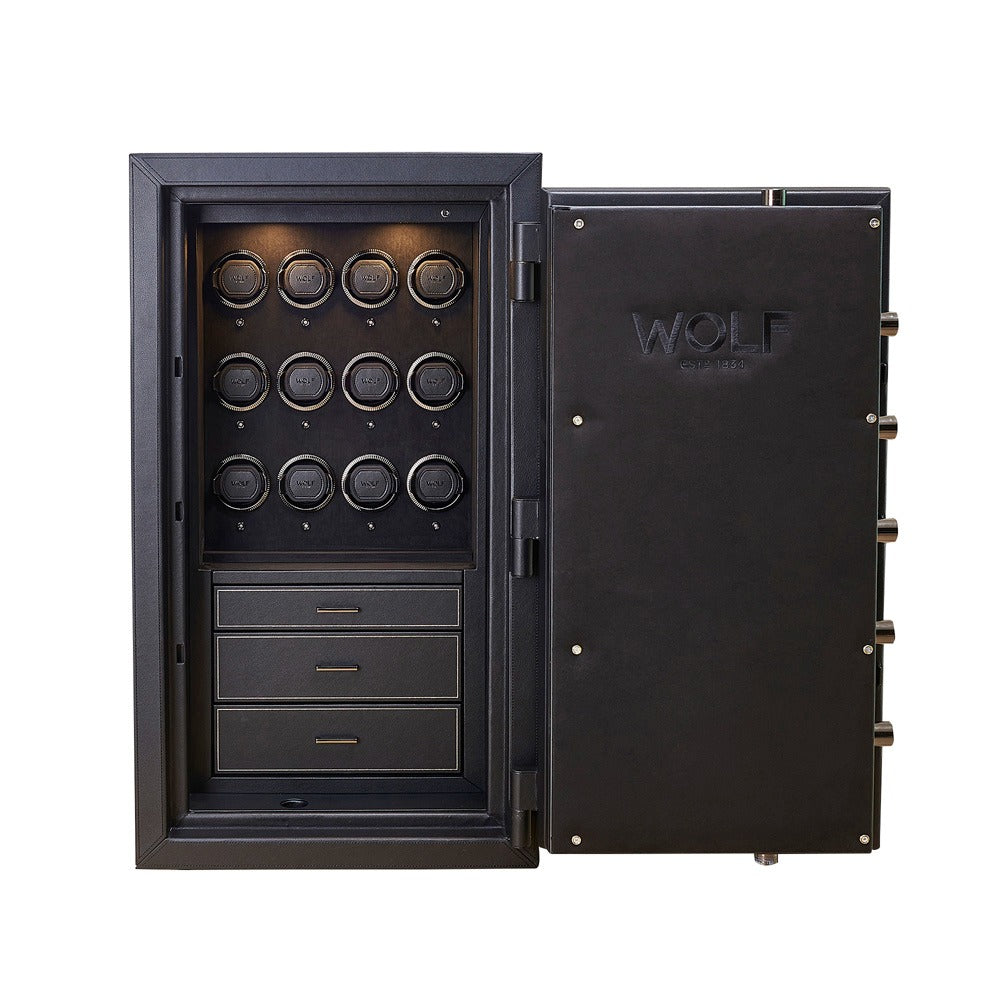 WOLF Athos 12 Piece Watch Winder and Jewelry Safe - view 2