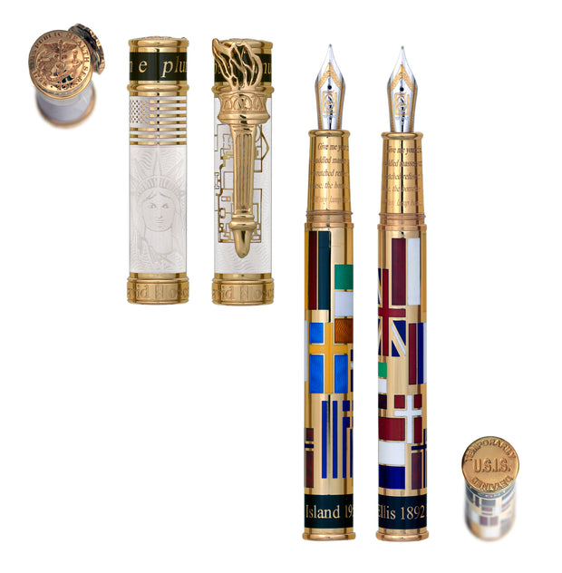 Ellis Island Fountain Pen by David Oscarson