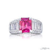 Emerald Cut Pink Sapphire - By JB Star