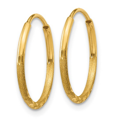 Precious Metal (No Stones) Earring