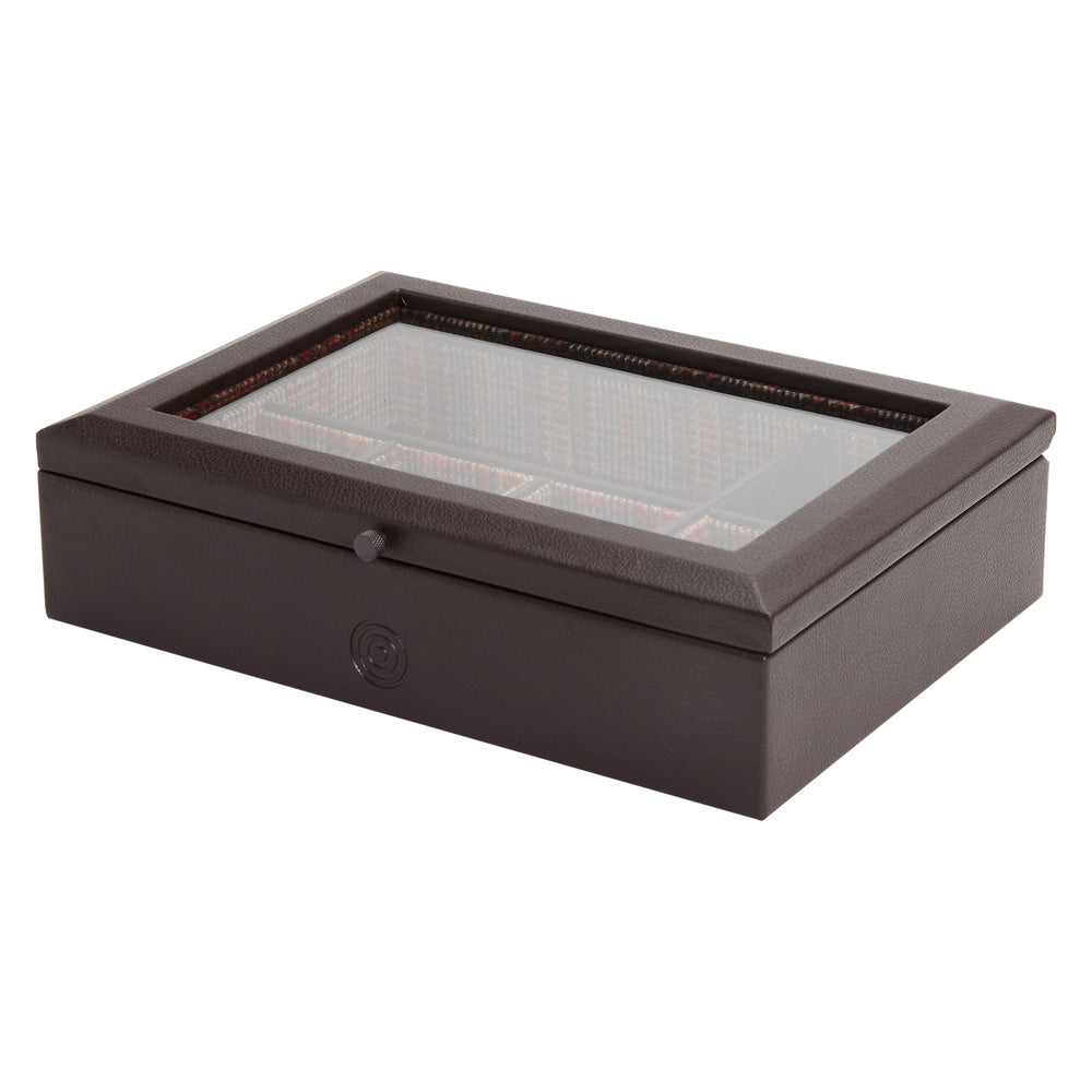 WOLF WM Brown 4 Piece Watch Accessory Box - view 2