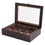 WOLF WM Brown 4 Piece Watch Accessory Box - view 3