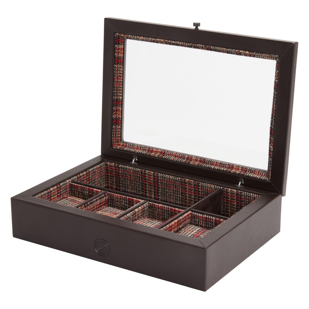 WOLF WM Brown 4 Piece Watch Accessory Box - view 3