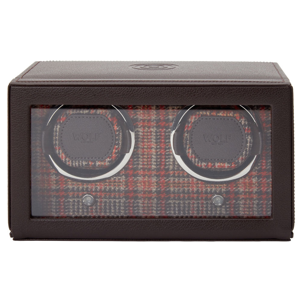 WOLF WM Brown Double Watch Winder