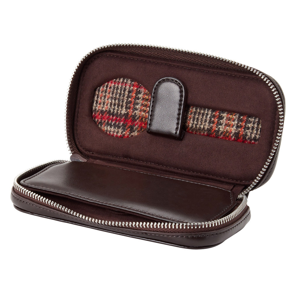 WOLF WM Brown 2 Piece Watch Zip-Case - view 2