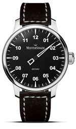 MeisterSinger "Archao" Single-Hand Automatic in SS, Black Dial