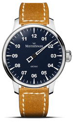 MeisterSinger "Archao" Single-Hand Automatic in SS, Blue Dial
