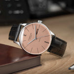 Sternglas "Berlin Automatic" Watch in Stainless Steel, Copper Beige Dial