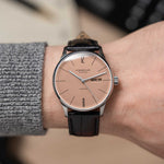 Sternglas "Berlin Automatic" Watch in Stainless Steel, Copper Beige Dial