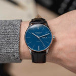 Sternglas "Berlin Automatic" Watch in Stainless Steel, Midnight Blue Dial