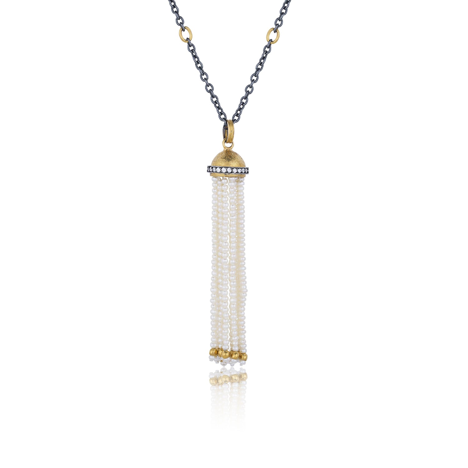 "Domus" Tassel Pearl Pendant