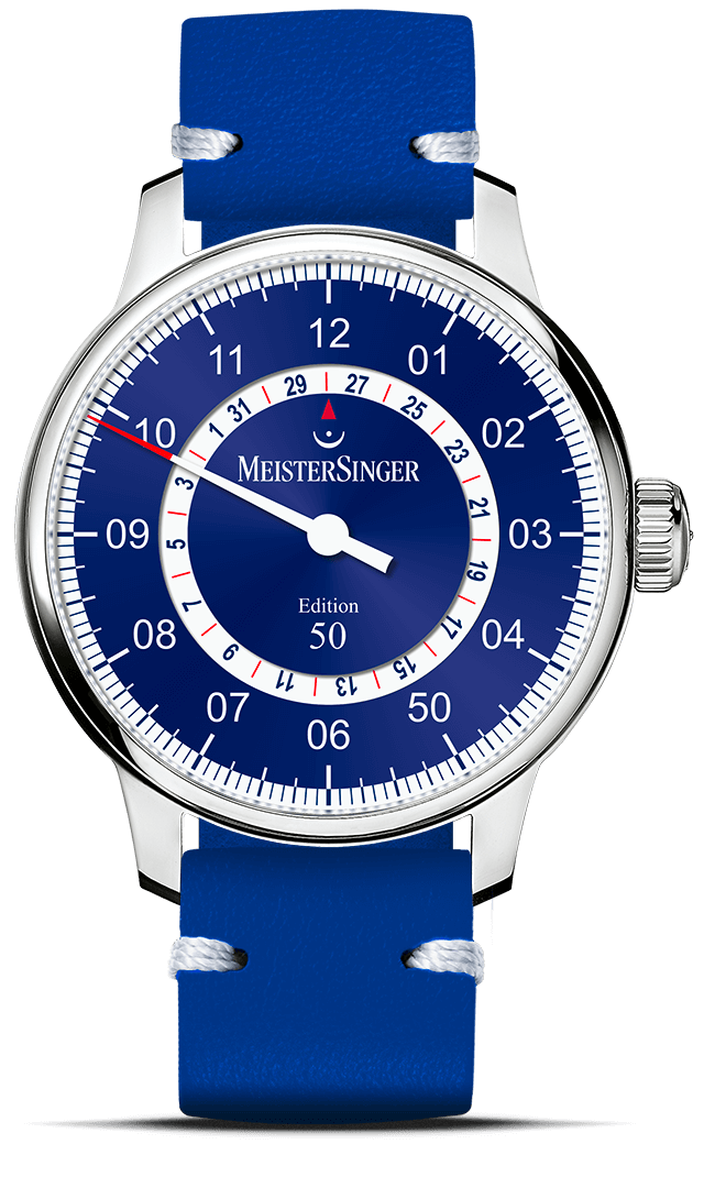MeisterSinger "Perigraph US Edition" Limited Single-Hand Automatic in SS