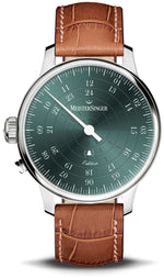 MeisterSinger "Bell Hora US Edition" Hourly Chime Automatic, Petrol Dial