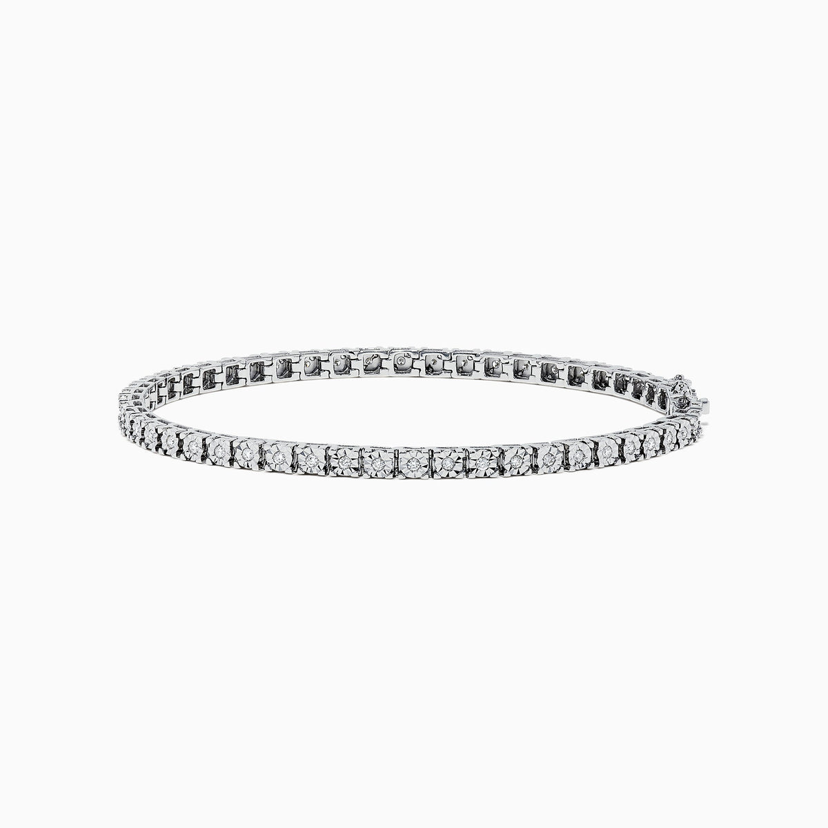 Diamond Tennis Bracelet in 14K White Gold, 0.51 ctw