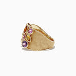 Multi Sapphire and Diamond Ring in 14K Yellow Gold, 2.46 ctw view 4