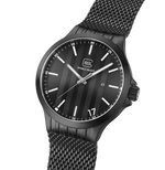 GLOCK Quartz Watch in Black Steel, Black Dial, Black Bracelet