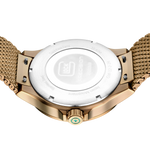 GLOCK Quartz Watch in Coyote Steel, Green Dial, Coyote Bracelet