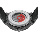 GLOCK Open Heart Automatic Watch in Gunmetal Steel, Gunmetal Dial, Gunmetal Bracelet