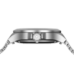 GLOCK Skeleton Automatic Watch in Stainless Steel, Black Dial, Silver-Tone Strap