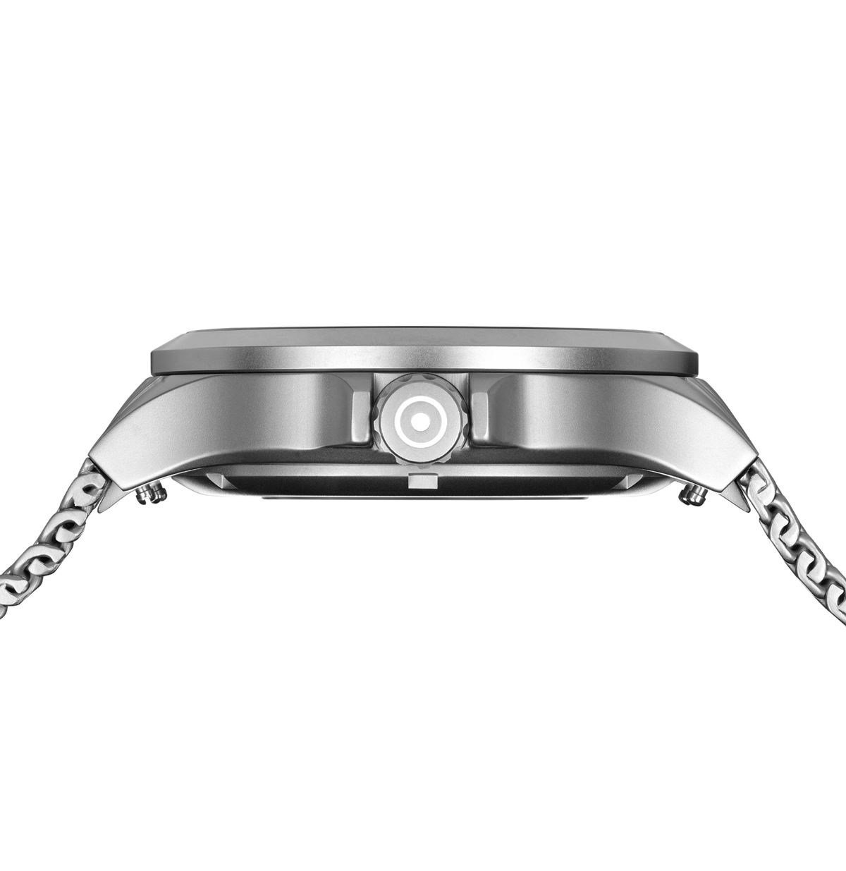 GLOCK Skeleton Automatic Watch in Stainless Steel, Black Dial, Silver-Tone Strap