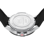 GLOCK Rotating-Bezel Watch in Stainless Steel, Black Dial, Black Strap (GW-15-1-22)