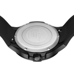 GLOCK Tritium Watch in Gunmetal Steel, Black Dial, Black Strap
