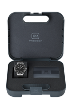 GLOCK Rotating-Bezel Watch in Black Steel, Black Dial, Black Strap (GW-15-6-22)