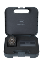 GLOCK Skeleton Automatic Watch in Black Steel, Coyote Dial, Black Bracelet