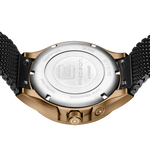 GLOCK Solar Watch in Coyote Steel, Black Dial, Black Bracelet
