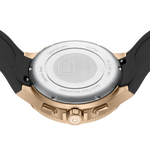 GLOCK Analog-Digital Watch in Coyote Steel, Black Dial, Black Strap