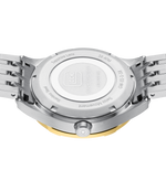 GLOCK Diamond Swiss Quartz Watch in Stainless Steel, White Mother of Pearl Dial, Bicolor Bracelet