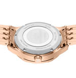 GLOCK Diamond Swiss Quartz Watch in Rose Gold-Tone Steel, Gunmetal Dial, Rose Gold-Tone Bracelet