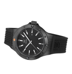 GLOCK Rotating-Bezel Watch in Black Steel, Black Dial, Black Strap (GW-33-1-24)