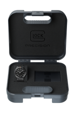 GLOCK Rotating-Bezel Watch in Black Steel, Black Dial, Black Strap (GW-33-1-24)